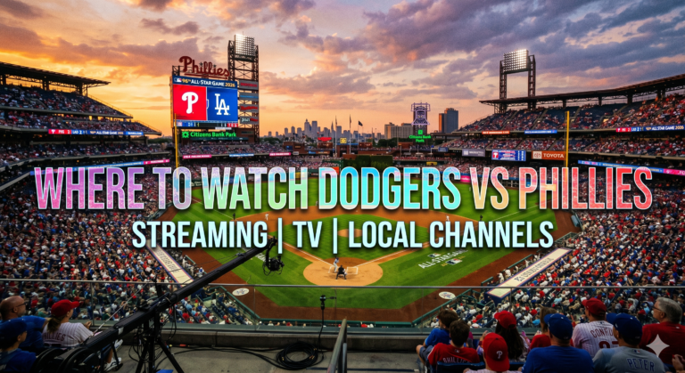 Where to Watch Dodgers vs. Phillies in 2026: Your Complete Streaming and TV Guide